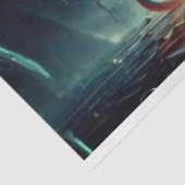 Painted Dragon Tissuepapier (Detail)