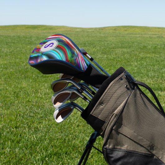 Painted Dunes Monogram Golfheadcover (Insitu)