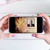 Painted Fall verlaat Death Jubileum Memorial Kaart