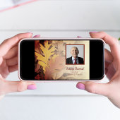 Painted Fall verlaat levend begrafenisfeest Kaart