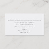 Painted Floral Editor Publishing Director Manager Afsprakenkaartje (Achterkant)