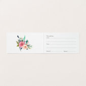 Painted Floral Store Cadeaubon Sjabloon (Binnenkant ongevouwen)