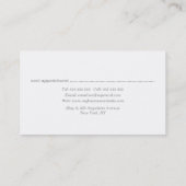 Painted Floral Writer Editor Vrouwen Afsprakenkaartje (Achterkant)