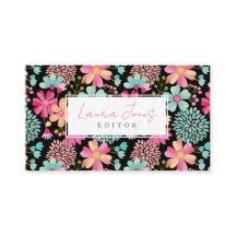 Painted Floral Writer Editor Vrouwen