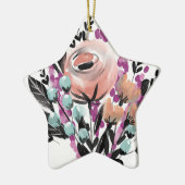 Painted Flowers Ornament (Links)