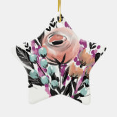 Painted Flowers Ornament (Achterkant)