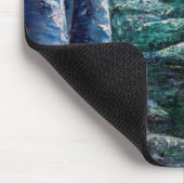 Painted Forest Tree Trunks Mousepad Muismat (Hoek)