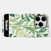 Painted Greenery Botanische Smartphone Accessoire Case-Mate iPhone Case (Achterkant (horizontaal))