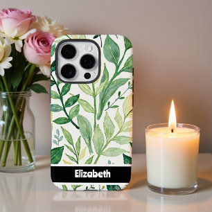 Painted Greenery Botanische Smartphone Accessoire iPhone 16 Pro Hoesje