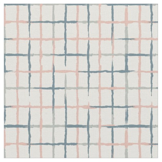 Painted Grid  Stof (Close Up)