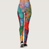 Painted Heart Design Leggings (Achterkant)