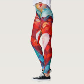 Painted Heart Design Leggings (Links)