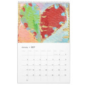 Painted Hearts 2026 Kalender (Jan 2027)