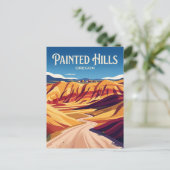 Painted Hills Road VS Briefkaart (Staand voorkant)