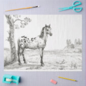 Painted Horse Ephemera Decoupage  Boerderij Tissuepapier (Craft)