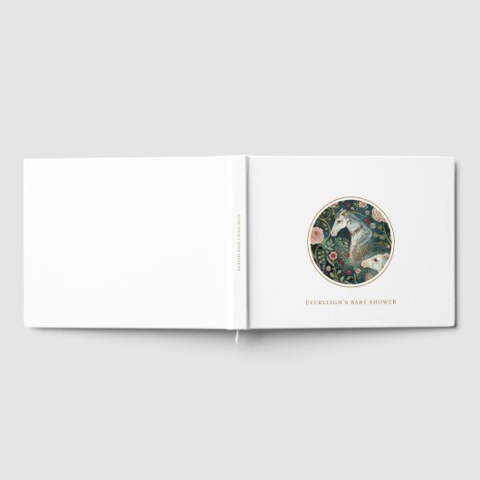 Painted Horses Baby shower Gastboek Gastenboek (Volledig)