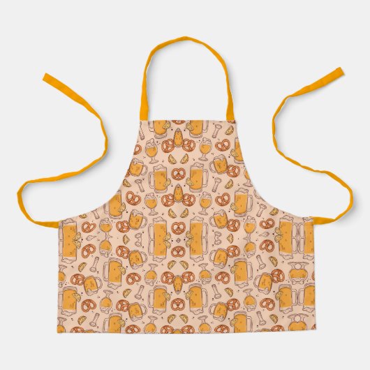 Painted Joy Kitchen Apron Schort (Voorkant)