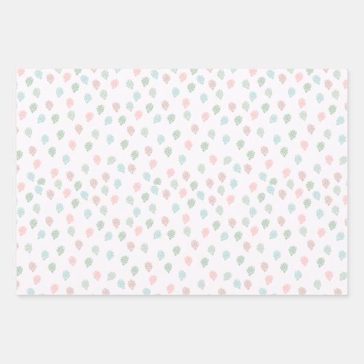 PaInted kerstpine-pasta's Multicolor Inpakpapier Vel (Voorkant 2)