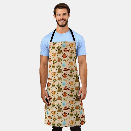 Painted Kitchen Charm Schort (Gedragen)