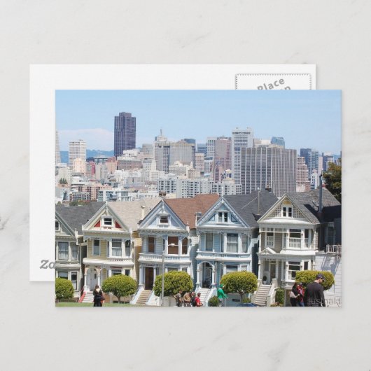 Painted Ladies briefkaart (Voorkant / Achterkant)