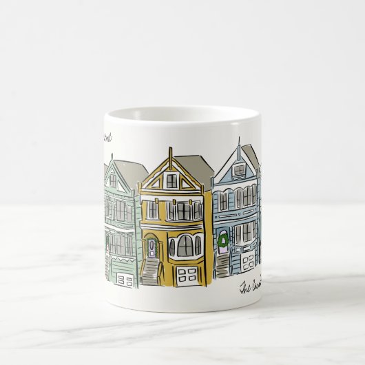 Painted Ladies San Francisco Welkom thuis Koffiemok (Center)