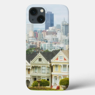 Painted Ladies, Victorian houses and skyline iPhone 13 Hoesje