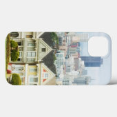 Painted Ladies, Victorian houses and skyline Case-Mate iPhone Case (Achterkant (horizontaal))