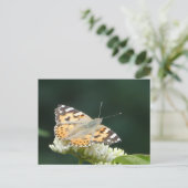 Painted Lady Butterfly DIY Briefkaart (Staand voorkant)