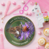 Painted Lady Butterfly Natuur Gepersonaliseerde Pa Papieren Bordje (Feest)