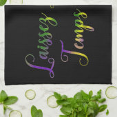 Painted Laissez Le Bon Temps Rouler Theedoek (Gevouwen)