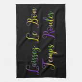 Painted Laissez Le Bon Temps Rouler Theedoek (Verticaal)