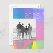 Painted Layers 2025 Nieuwjaar foto briefkaart (Voorkant / Achterkant)