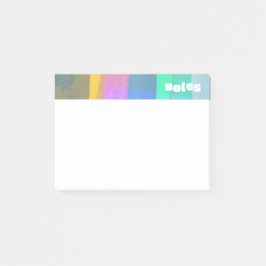 Painted Layers Post-It Notes