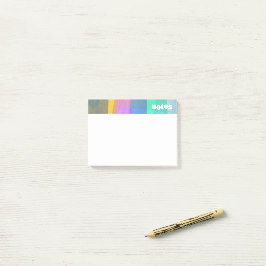 Painted Layers Post-It Notes (Op bureau)