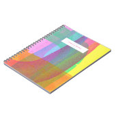 Painted Layers Spiral Bound Gepersonaliseerd Notit Notitieboek (Linkerzijde)