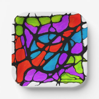 Painted light papieren bordje