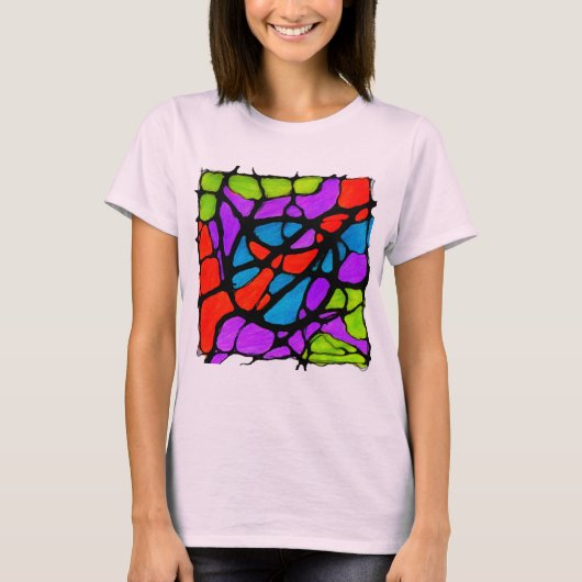 Painted light t-shirt (Voorkant)