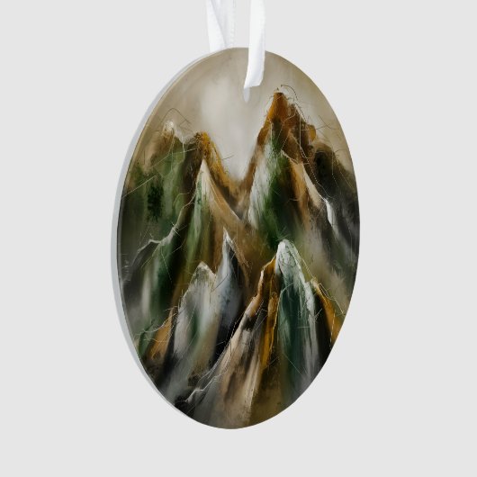 Painted Mountains Ornament (voorkant)
