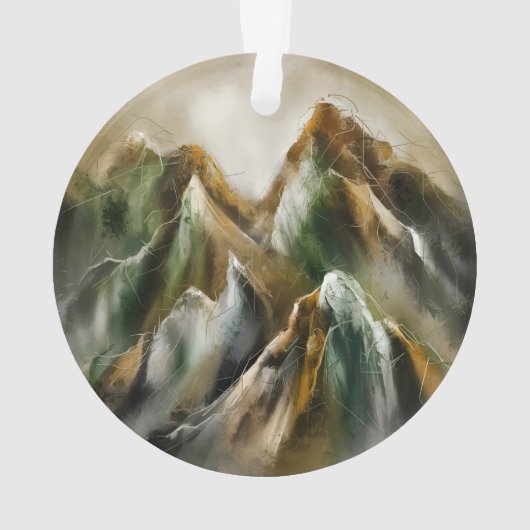 Painted Mountains  Ornament (achterkant)