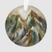 Painted Mountains Ornament (voorkant)