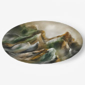 Painted Mountains Papieren Bordje (Gekanteld)