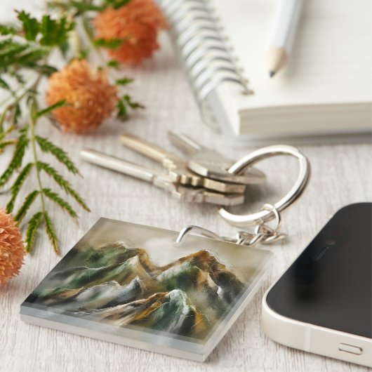 Painted Mountains Sleutelhanger (Voorkant Rechts)