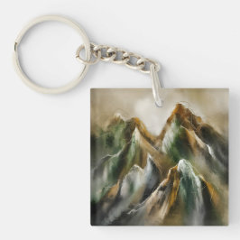 Painted Mountains Sleutelhanger