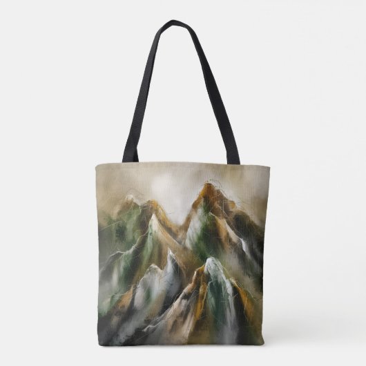 Painted Mountains  Tote Bag (Achterkant)