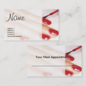Painted Nails Visitekaartje Afsprakenkaartje (Voorkant / Achterkant)