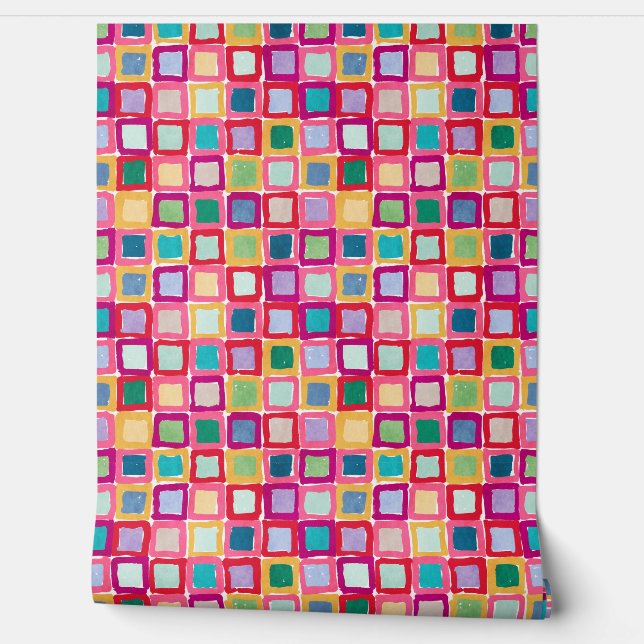 Painted Patches Wallpaper Behang (Afrollen)