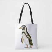 Painted Penguin Canvas tas (Voorkant)