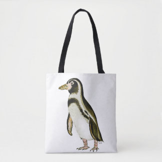 Painted Penguin Canvas tas