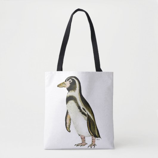 Painted Penguin Canvas tas (Voorkant)