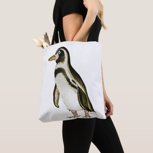 Painted Penguin Canvas tas (Dichtbij)
